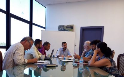 Juan Franco analiza con sus tenientes de alcalde el estado de licitación de diferentes proyectos y el desarrollo de la II fase de peatonalización del centro