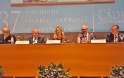 Ana Mestre valora la labor de los ingenieros hospitalarios y del sector sanitario en el Congreso Nacional que se celebra en Cádiz