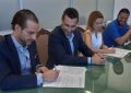 Fundación Doctor Espinel y Unión Linense de Baloncesto firman ante el alcalde un convenio patrocinador
