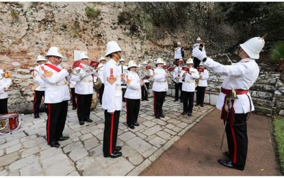 Gibraltar y la Royal Navy recuerdan a los que lucharon por la victoria en Trafalgar en una ceremonia oficial en el 214º aniversario de la Batalla