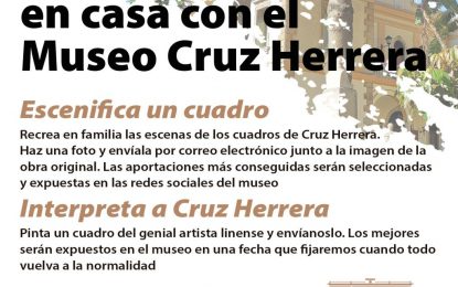 El Museo Cruz Herrera propone participar desde casa con escenificaciones e interpretaciones de los cuadros del pintor linense