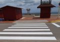 Mantenimiento Urbano acomete el pintado de los pasos de cebra de Levante y Santa Bárbara
