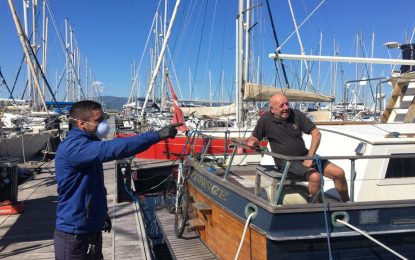 Turismo reconoce la labor de Alcaidesa Marina con  los  clientes confinados en las instalaciones del puerto deportivo linense