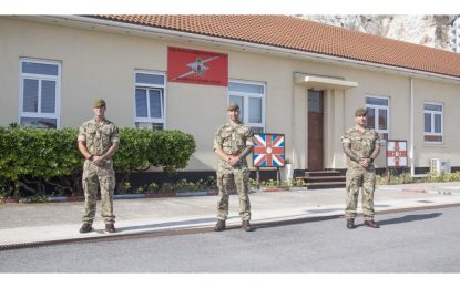El Real Regimiento de Gibraltar sigue formando a las Fuerzas Armadas de Chile por medios remotos a pesar de la pandemia de coronavirus