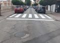 Mantenimiento Urbano acomete trabajos de pintura de pasos de peatones en varias calles