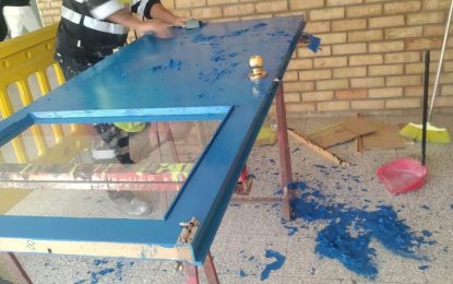 Mantenimiento Urbano acomete el pintado de la escuela infantil El Rocío