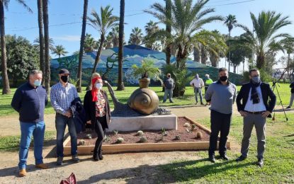 Inaugurada en el parque Princesa Sofía la escultura de Jorge Caballero “el caracol”