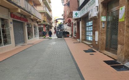 Acometidos trabajos de asfaltado en varias calles del centro de la ciudad