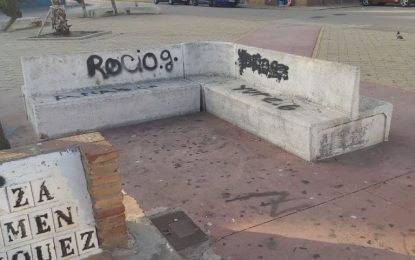 Podemos e IU La Línea lamentan el estado de «dejadez municipal» en la Plazoleta Carmen Blázquez