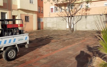 Los trabajos de desinfección de Limpieza se han desarrollado en la zona centro y el paseo de Poniente