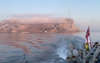 Los buques antiminas HMS Bangor y HMS Middleton llegan a Gibraltar rumbo a operaciones de vigilancia en el Golfo –