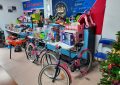 El Club Ciclista Los Enmonaos hicieron su campaña para recoger juguetes para Solidarios con los niños