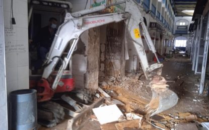 Iniciada la demolición del Mercado Municipal