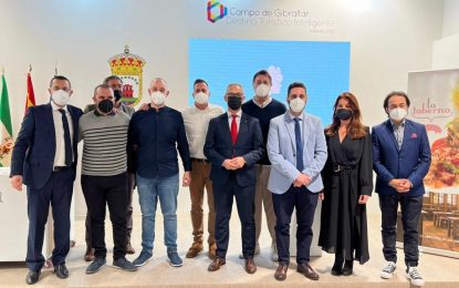 La gastronomía campogibraltareña y nuevas iniciativas empresariales, ejes de la actividad del stand comarcal en FITUR 2022 en su tercera jornada
