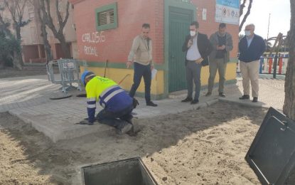 El alcalde ha comprobado el estado de ejecución de las obras dependientes del Plan Director de Saneamiento