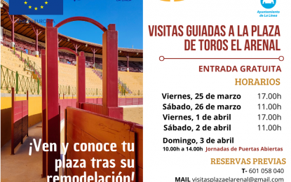El próximo 24 de marzo se celebrará el acto oficial de inauguración de la Plaza El Arenal