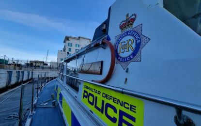 La Policía del Ministerio de Defensa de Gibraltar recupera la patrullera Charlie 5