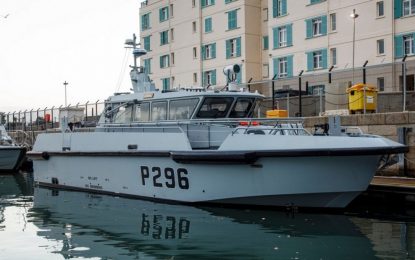 Llega HMS Dagger, la segunda patrullera de nueva cuña para la Royal Navy en Gibraltar