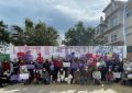 La concejal de Asuntos Sociales inauguró ayer en Los Junquillos un mural para la convivencia en conmemoración del Día Internacional de la Mujer realizado por el  Plan Local de Intervención en Zonas Desfavorecidas