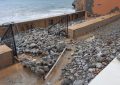 El temporal causa daños importantes en las playas de Gibraltar