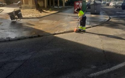 Limpieza reitera su llamamiento a la colaboración para la limpieza exhaustiva de la vía de servicio de la Avenida de España