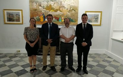 La Sección IV del IECG se reúne con el Ministro de Cultura de Gibraltar