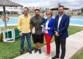 El alcalde resalta la calidad de la piscina de verano del Complejo Deportivo Municipal Asansull