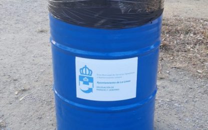 Medio Ambiente ubica contenedores para el arroje de residuos en el recinto ferial y el parque Princesa Sofía