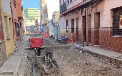 Previsto el reinicio de las obras en la calle Crespo tras la adjudicación de los trabajos para la estabilización del terreno