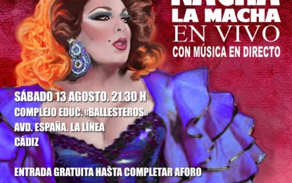 Nacha la Macha actuará el 13 de agosto en el complejo Ballesteros