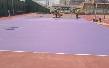 Deportes acomete obras de mejora de las pistas de tenis municipales dentro de su política de renovación de instalaciones y dotación de nuevos equipamientos
