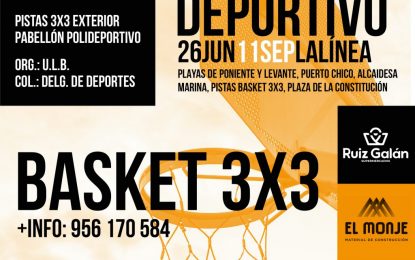 Mañana, “Torneo 3×3 de Basket” en las pistas exteriores del Pabellón Polideportivo