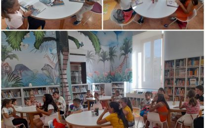 Menores de las barriadas de Los Junquillos y La Atunara participan este mes en un taller de lectura