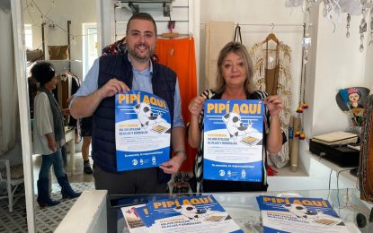 Comercio y Salud impulsan una campaña para evitar las deposiciones de mascotas en fachadas de locales comerciales y la vía pública