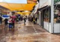 El PSOE de La Línea critica los toldos para el mercado provisional por inadecuados, insuficientes e ineficaces en temporada de lluvias