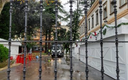 El Ayuntamiento cierra el acceso a los jardines Saccone por alerta meteorológica