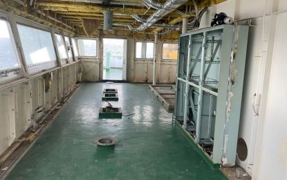 La Capitanía del Puerto ha facilitado información actualizada sobre la operación de retirada de los restos del naufragio del OS 35