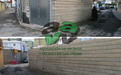 La Asociación Vecinal de San Pedro denuncia un problema urbanístico en calle Jara