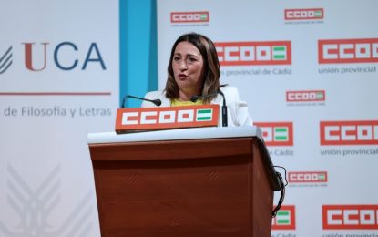 CCOO respalda la concentración en demanda de soluciones para el Punto de Control Fronterizo