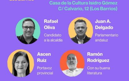 Podemos Los Barrios presentará su candidatura para las municipales con un acto cultural