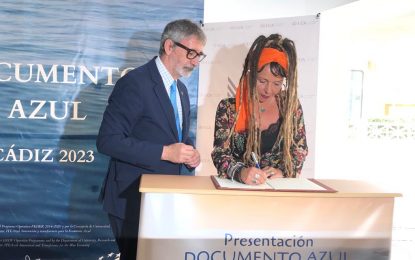 El Ayuntamiento se adhiere al “Documento Azul Cádiz 2023” impulsado por la Universidad de Cádiz e instituciones públicas y privadas
