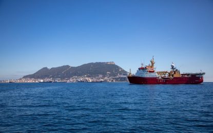 Nueva visita del rompehielos HMS Protector en Gibraltar