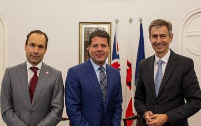 Visita del Embajador de Suiza en el Reino Unido a Gibraltar