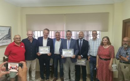 La Asociación del Fuerte de Santa Bárbara rindió homenaje a Juan Carlos Valenzuela, Jaime Chacón y Jaime Sánchez