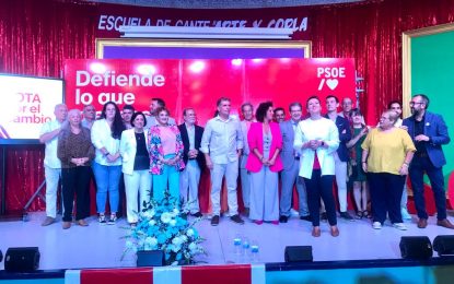 Ruiz Boix pide la mayor movilización de los progresistas y respaldo a la única alternativa frente al continuismo del actual Gobierno