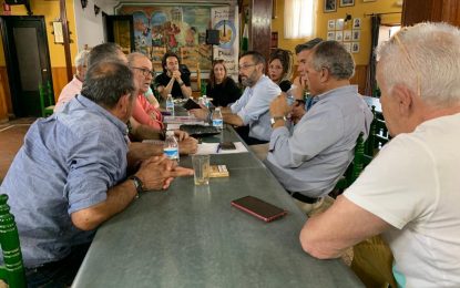 Reunión de trabajo entre el Ayuntamiento de La Línea y la Peña Flamenca Cultural Linense