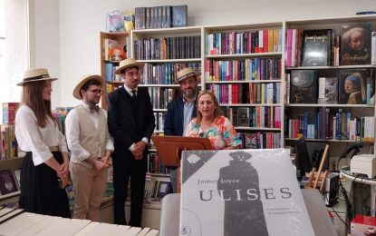 La Biblioteca Municipal y la librería Ares, escenarios de las lecturas de varios pasajes de la  novela de Joyce, Ulises