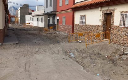 Ultimados los trabajos de saneamiento y disposición de la red provisional de abastecimiento del proyecto de reurbanización de La Atunara