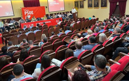 El Comité provincial del PSOE aprueba las listas al Congreso y Senado con un respaldo del 98 por ciento