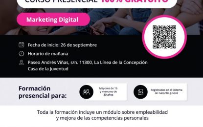 El Ayuntamiento de La Línea de la Concepción colabora con Adecco para impartir un curso de formación sobre marketing digital para jóvenes